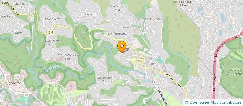 localisation de l'entreprise MADAME LAURA BERMOND  BIOT