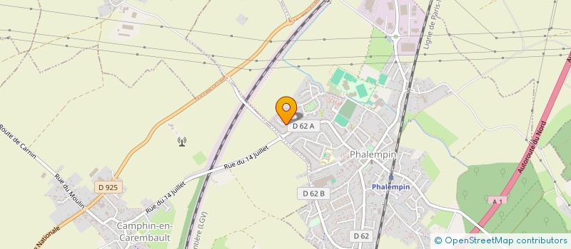 localisation de l'entreprise MADAME LAURA BERNARD  PHALEMPIN