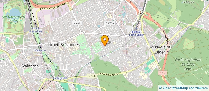 localisation de l'entreprise MADAME LAURA BERNARDO  LIMEIL-BREVANNES