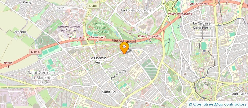 localisation de l'entreprise MADAME LAURA BERNINI à CAEN