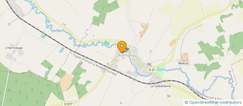 localisation de l'entreprise MADAME LAURA BERTHE  RUMIGNY