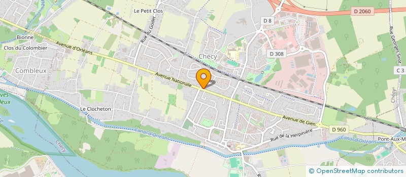 localisation de l'entreprise MADAME LAURA BERTHELOT à CHECY