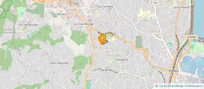 localisation de l'entreprise MADAME LAURA BERTINI  ANTIBES