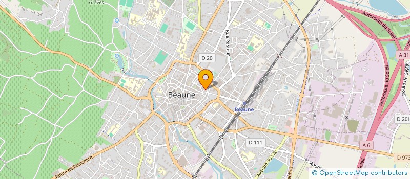 localisation de l'entreprise MADAME LAURA BERTRAND à BEAUNE
