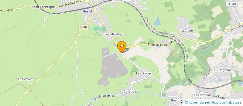 localisation de l'entreprise MADAME LAURA BERTRAND  HURIEL