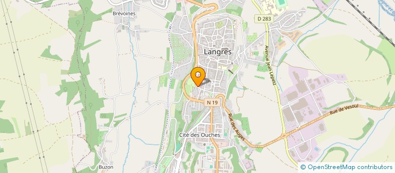 localisation de l'entreprise MADAME LAURA BESNARD à LANGRES
