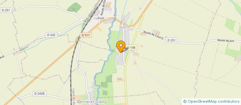 localisation de l'entreprise MADAME LAURA BESNIER  JORT