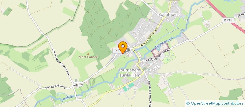 localisation de l'entreprise MADAME LAURA BEUDAERT  TOURNEHEM-SUR-LA-HEM