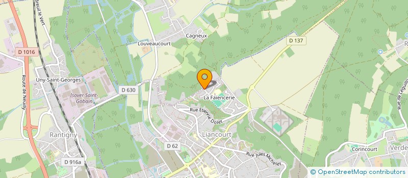 localisation de l'entreprise MADAME LAURA BEUTIN  LIANCOURT