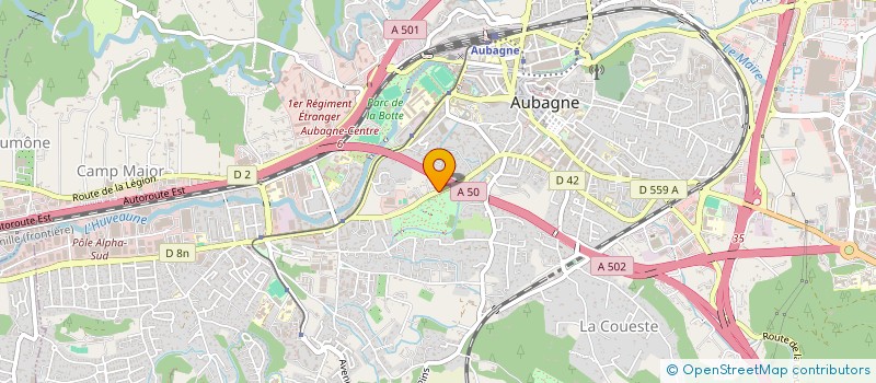 localisation de l'entreprise MADAME LAURA BEVILACQUA à AUBAGNE