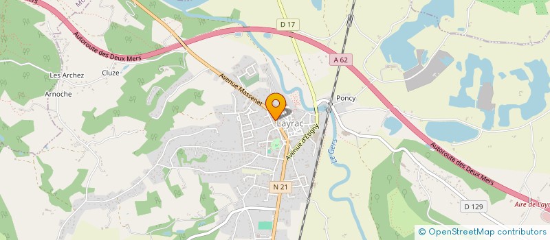 localisation de l'entreprise MADAME LAURA BIAUT  LAYRAC