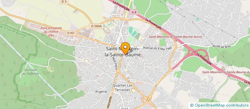 localisation de l'entreprise MADAME LAURA BIGHELLI-CASELLES à SAINT-MAXIMIN-LA-SAINTE-BAUME