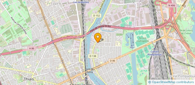 localisation de l'entreprise MADAME LAURA BIGOT  CHOISY-LE-ROI