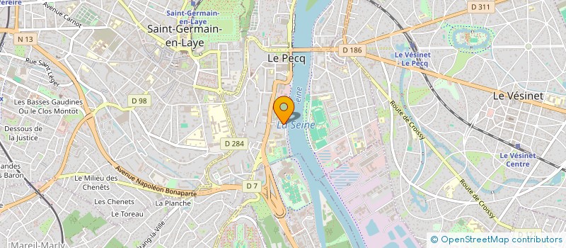 localisation de l'entreprise MADAME LAURA BINCAZ  LE PECQ