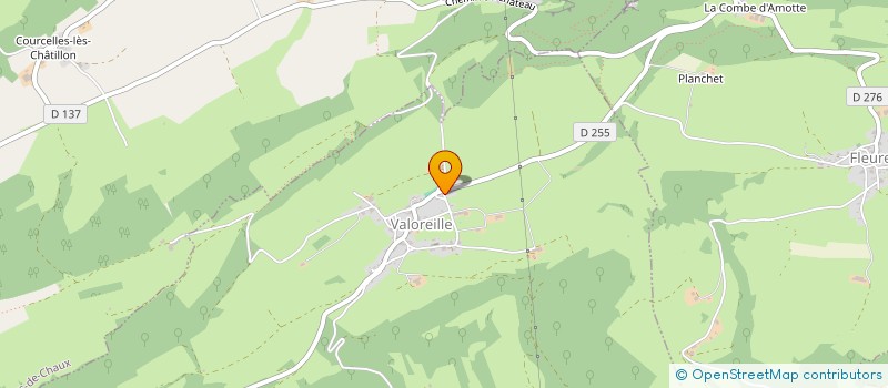 localisation de l'entreprise MADAME LAURA BINET  VALOREILLE