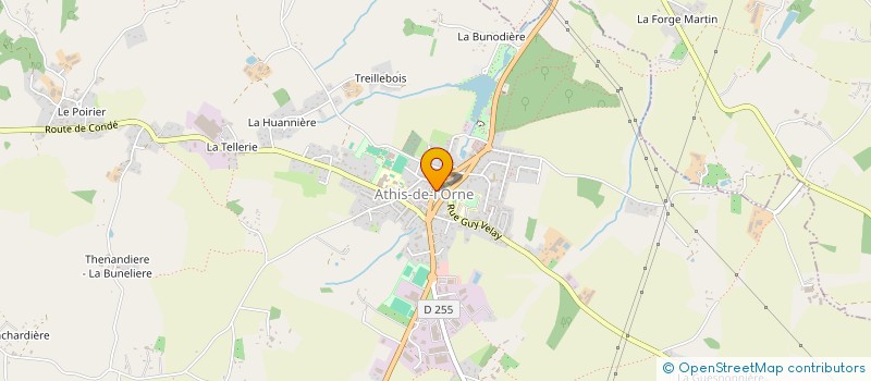 localisation de l'entreprise MADAME LAURA BINET à ATHIS-VAL DE ROUVRE