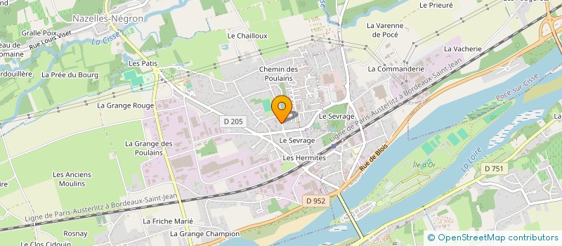 localisation de l'entreprise MADAME LAURA BIRON à NAZELLES-NEGRON