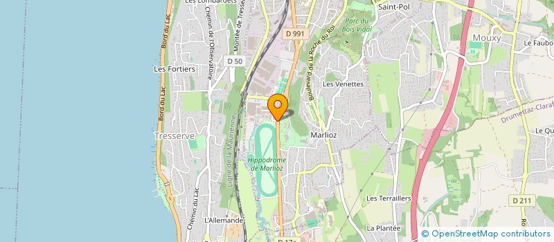 localisation de l'entreprise MADAME LAURA BIVI à AIX-LES-BAINS