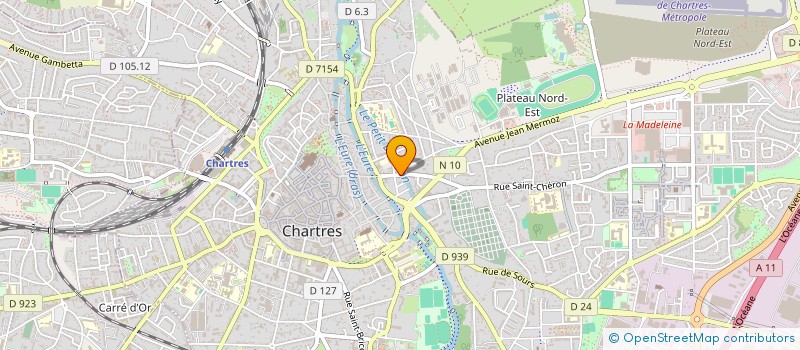 localisation de l'entreprise MADAME LAURA BLANCHARD à CHARTRES