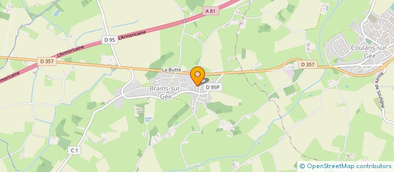 localisation de l'entreprise MADAME LAURA BLANCHE  BRAINS-SUR-GEE