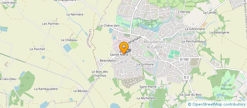 localisation de l'entreprise MADAME LAURA BLUTEAU  MOUILLERON-LE-CAPTIF