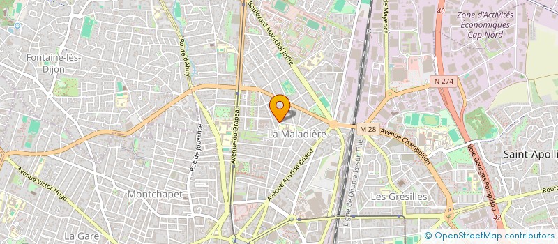 localisation de l'entreprise MADAME LAURA BOCKENMEYER à DIJON