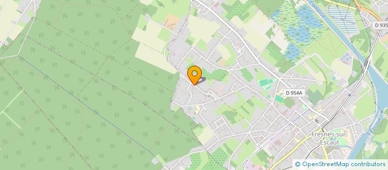 localisation de l'entreprise MADAME LAURA BODOUX  FRESNES-SUR-ESCAUT