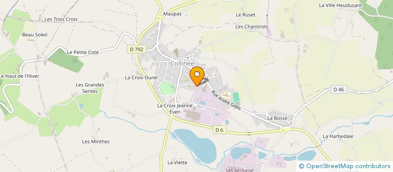 localisation de l'entreprise MADAME LAURA BOISORIEUX à LE MENE