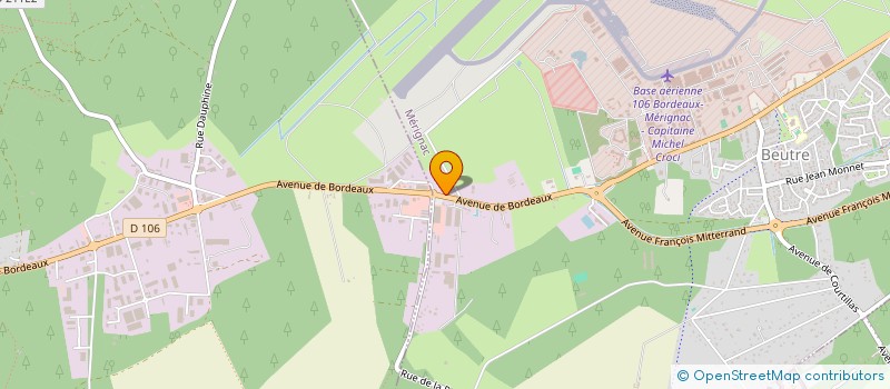 localisation de l'entreprise MADAME LAURA BOISSAVIT  MERIGNAC