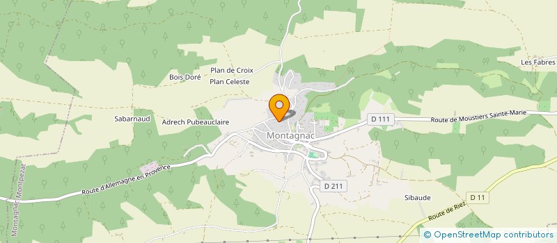 localisation de l'entreprise MADAME LAURA BOISSIER  MONTAGNAC-MONTPEZAT