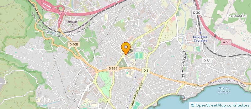 localisation de l'entreprise MADAME LAURA BONETT  LA CIOTAT