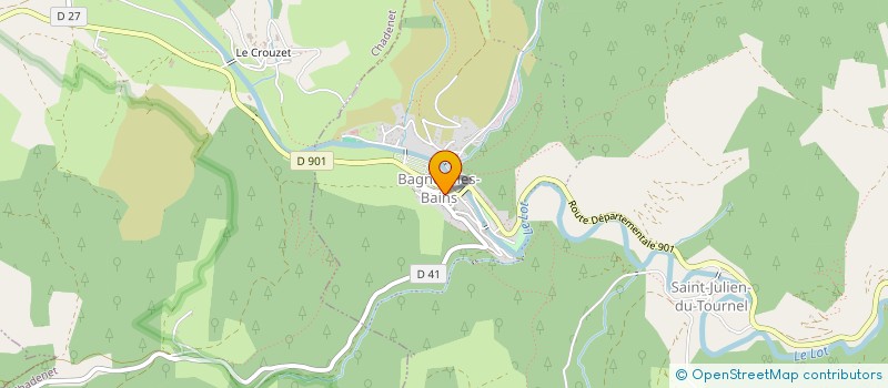 localisation de l'entreprise MADAME LAURA BONNAL  MONT LOZERE ET GOULET