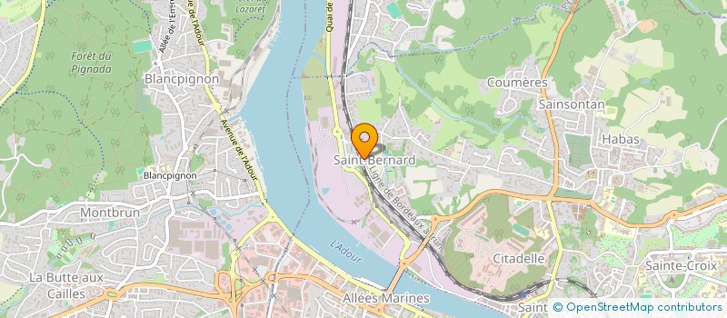 localisation de l'entreprise MADAME LAURA BONNARD à BAYONNE