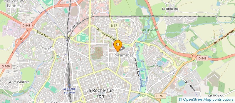 localisation de l'entreprise MADAME LAURA BONNEAU à LA ROCHE-SUR-YON