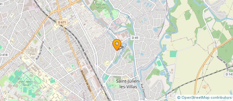 localisation de l'entreprise MADAME LAURA BONNERUE  SAINT-JULIEN-LES-VILLAS