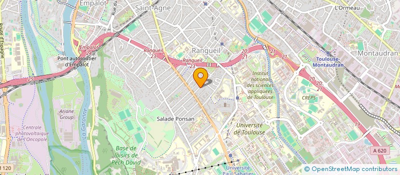 localisation de l'entreprise MADAME LAURA BONNIN  TOULOUSE