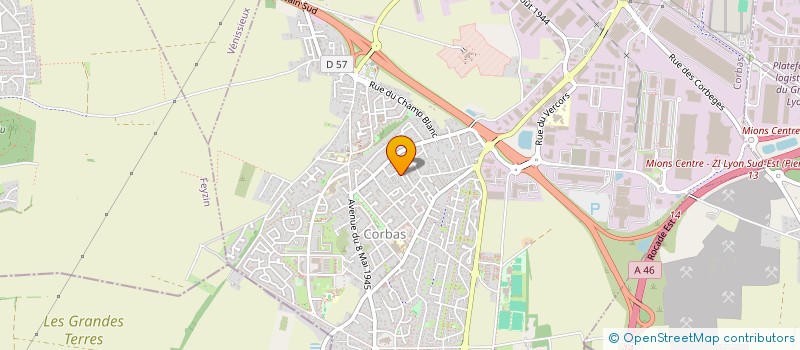 localisation de l'entreprise MADAME LAURA BORDEI à CORBAS