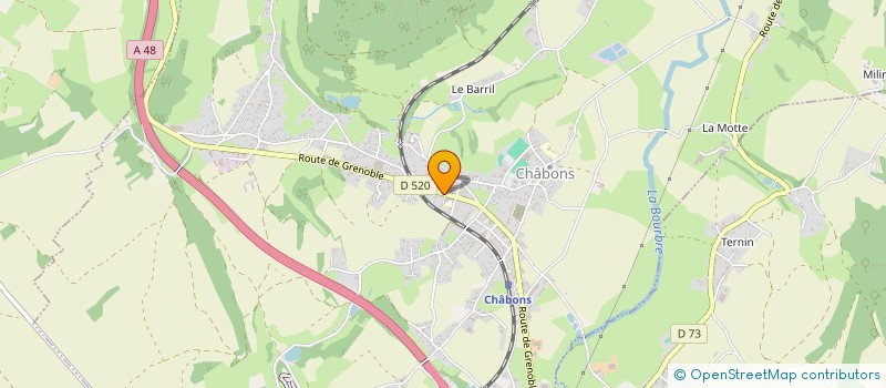 localisation de l'entreprise MADAME LAURA BOSSAT  APPRIEU