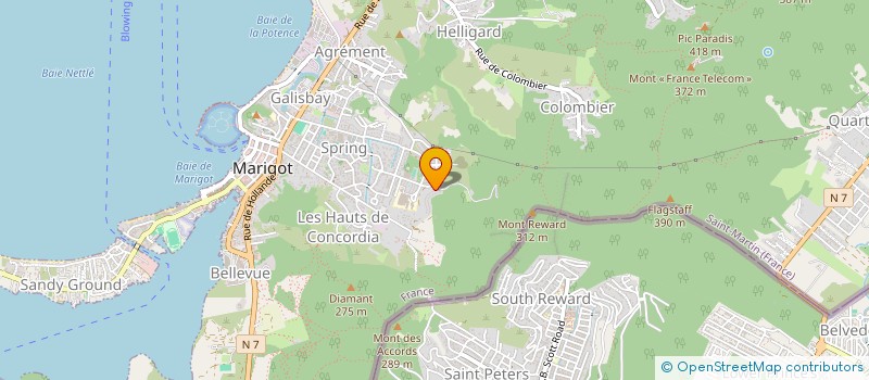 localisation de l'entreprise MADAME LAURA BOUARICHA  SAINT-MARTIN