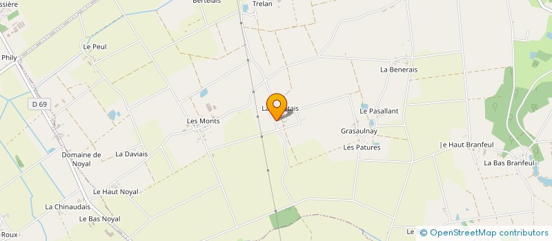 localisation de l'entreprise MADAME LAURA BOUCHARD  LA NOE BLANCHE