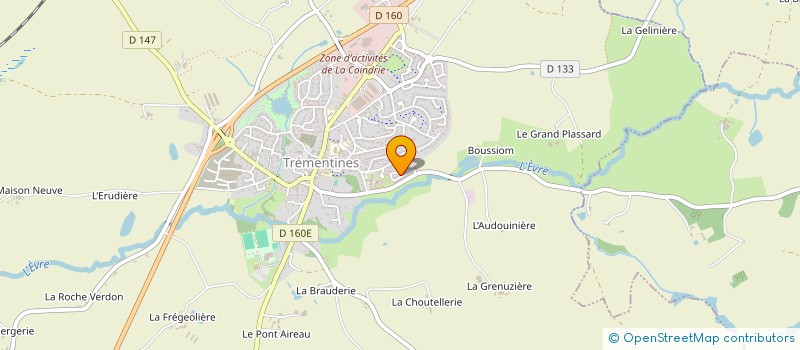 localisation de l'entreprise MADAME LAURA BOUCHENOIRE à CHOLET