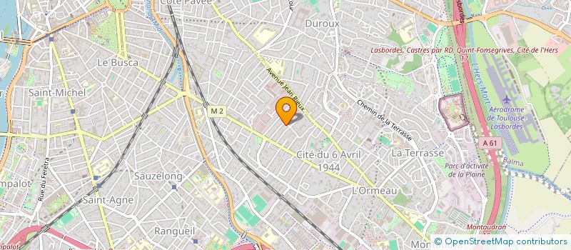localisation de l'entreprise MADAME LAURA BOUCHON à TOULOUSE