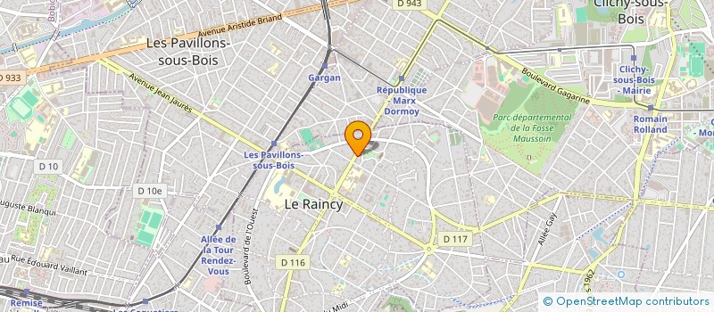 localisation de l'entreprise MADAME LAURA BOUCLY à LE RAINCY