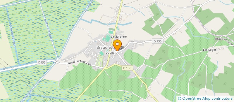 localisation de l'entreprise MADAME LAURA BOUDET  BRAUD-ET-SAINT-LOUIS