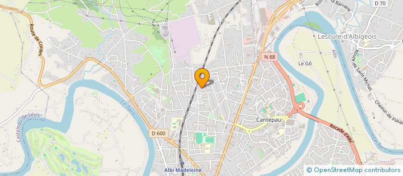 localisation de l'entreprise MADAME LAURA BOUFFARTIGUE à ALBI