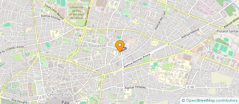 localisation de l'entreprise MADAME LAURA BOUHABEN-ESLOUS à PAU