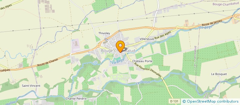 localisation de l'entreprise MADAME LAURA BOUIT  BOUGE-CHAMBALUD