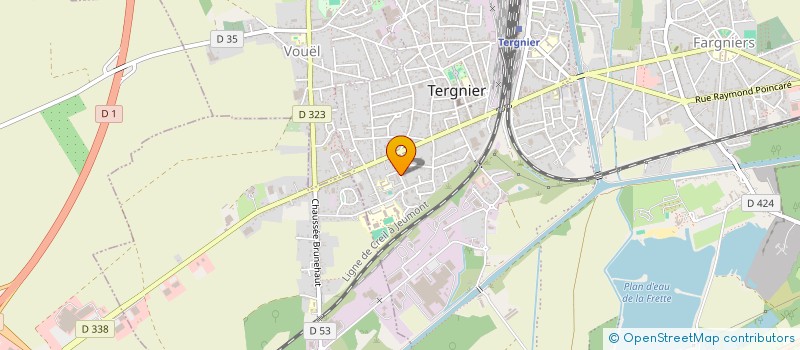 localisation de l'entreprise MADAME LAURA BOULANGER  TERGNIER