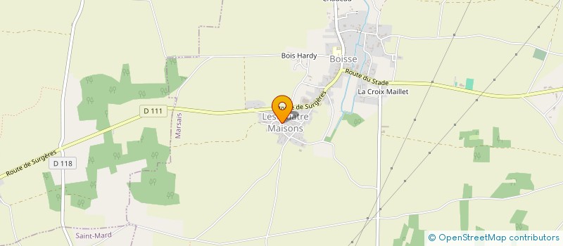 localisation de l'entreprise MADAME LAURA BOULIE  MARSAIS