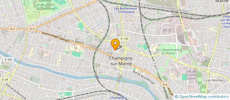 localisation de l'entreprise MADAME LAURA BOURDON à CHAMPIGNY-SUR-MARNE